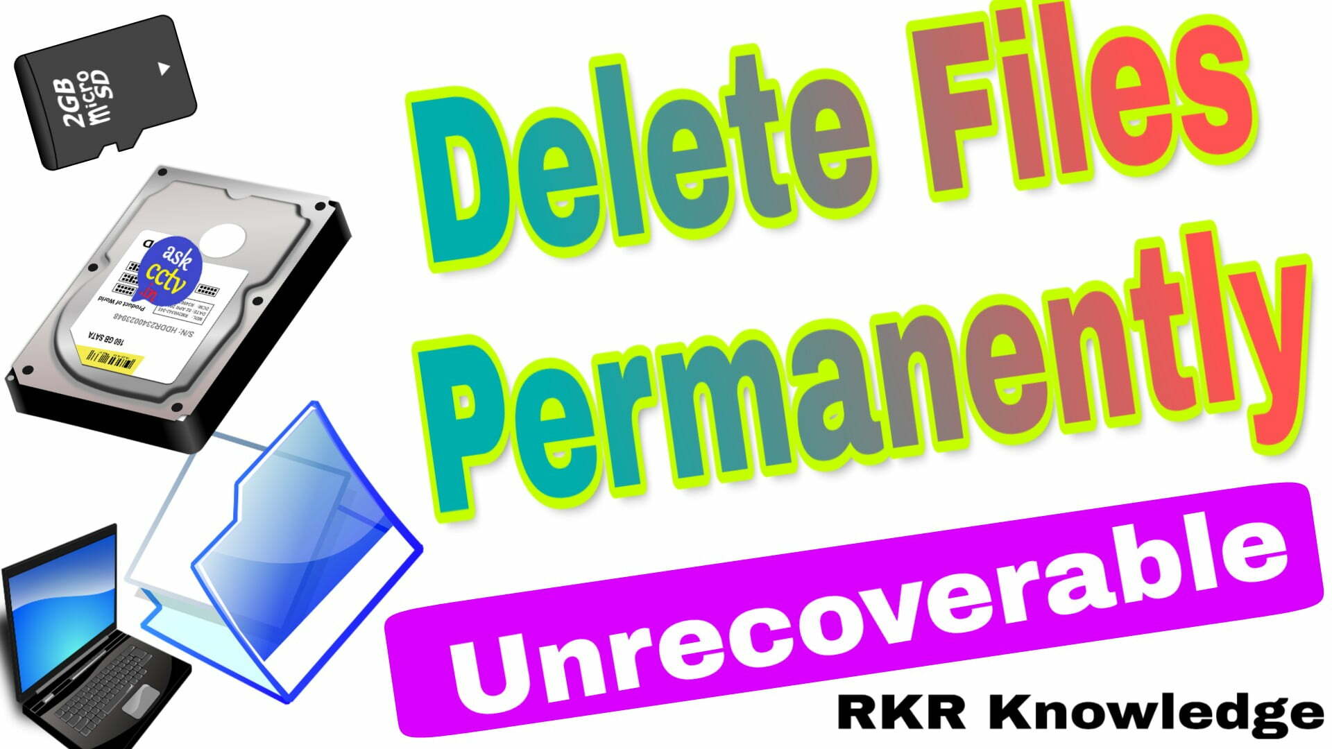 How To Permanently Delete Files Folders In Computer Computer Tricks