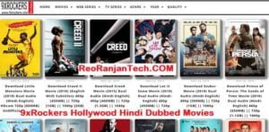 9xRockers Hollywood Hindi Dubbed Movies Download