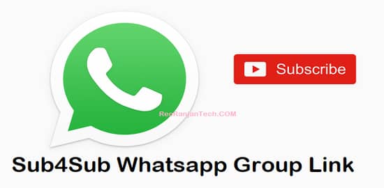 Sub4Sub Whatsapp Group Link