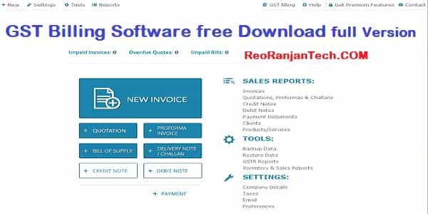 GST Billing Software free Download full Version with Features 2023