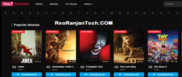 35 Sites Like Yesmovies to Watch Movies TV Shows