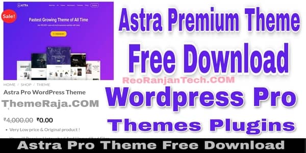 Astra Pro Wordpress Theme Free Download
