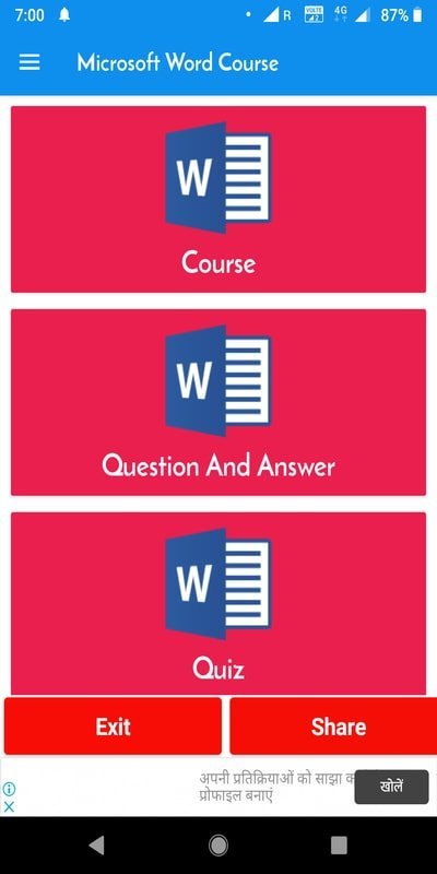 microsoft word free online course