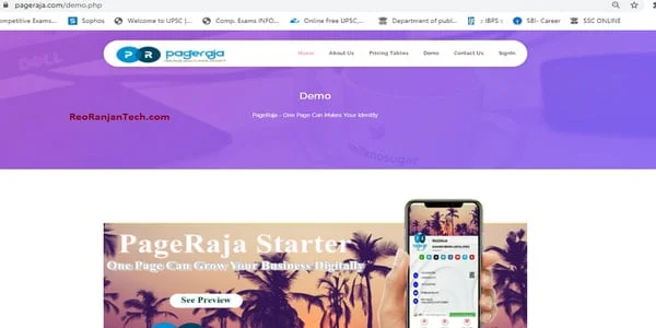 google digital business card