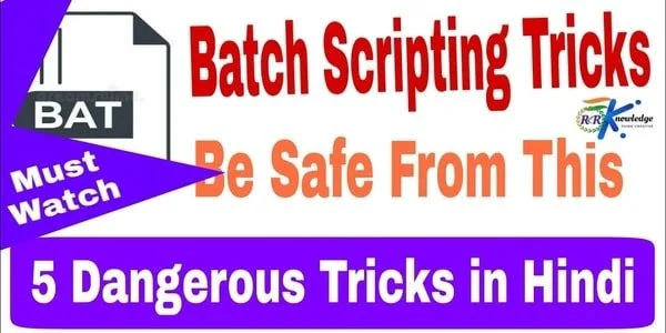 Dangerous Batch Scripting Tricks 1 Dangerous Batch Scripting Tricks
