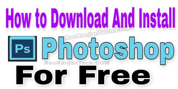 how to download and install photoshop for free