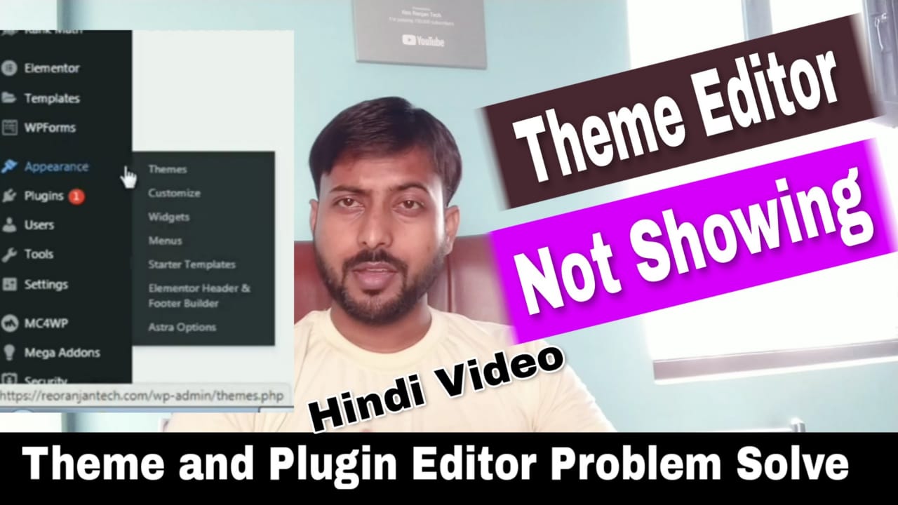 How to enable theme and plugin editor in wordpress