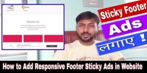 How to Add Sticky Footer Ads on WordPress