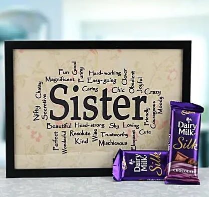 Top 17 Raksha Bandhan Rakhi Gift Ideas for Sisters 2 Sister Frame
