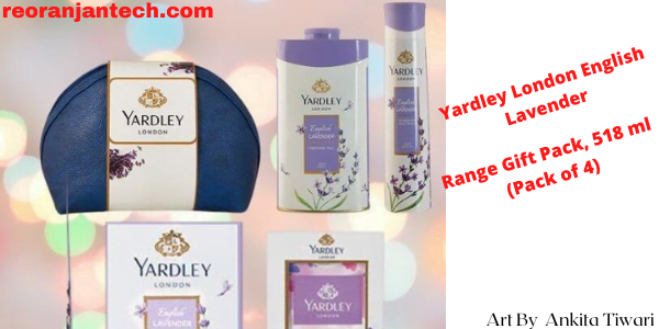 Best Rakhi Gifts Under Rs. 500 For Sisters Online 3 Yardley London English Lavender Range Gift Pack, 518 ml (Pack of 4)
