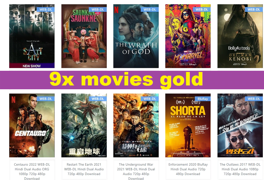 9x movies gold
