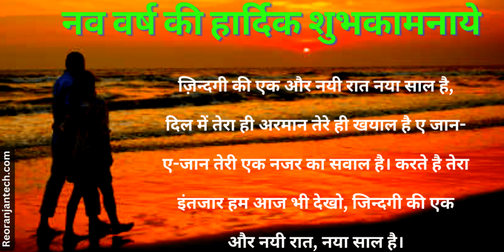 Happy New Year Wishes for Love in Hindi 2023