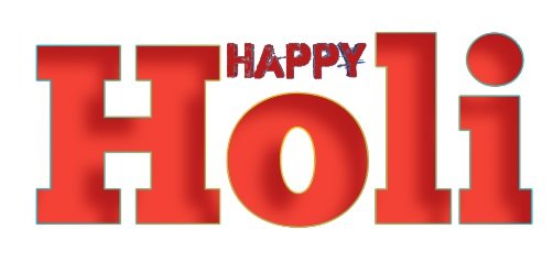 happy holi logo
