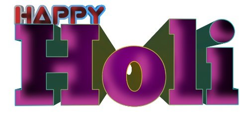 Holi Png Text Effects