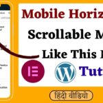 How To Make Mobile Horizontal Scrollable Menu In Elementor 2024 4 How To Make Mobile Horizontal Scrollable Menu In Elementor