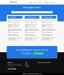 Sarkari Results Job Posting Website Better Than Sarkari Result With Better Look New Design 3 Sarkari Results Job Posting Website Better Than Sarkari Result With Better Look New Design