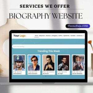 Biography Theme Website Design Amazing Look & Better Speed Ranking