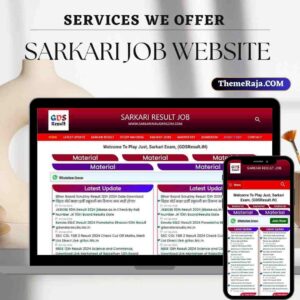 Sarkari Job Search Website Customization